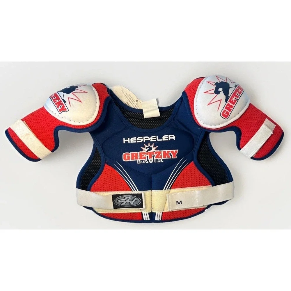 Wayne Gretzky BASIX Youth Hockey Shoulder Pads Size Medium M NWT Hespler